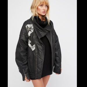 Free People Countdown Moto Jacket